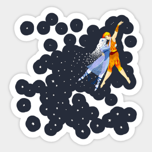 Moon and Sun Dance Sticker